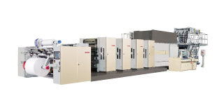 B縦半裁オフセット輪転機